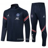 Chandal de Chaqueta del Paris Saint-Germain 21-22 Azul