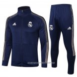 Chandal de Chaqueta del Real Madrid 20-21 Azul Marino