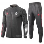 Chandal de Chaqueta del Real Madrid 20-21 Nino Gris
