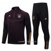 Chandal de Sudadera del Alemania 22-23 Marron