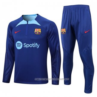 Chandal de Sudadera del Barcelona 22-23 Azul