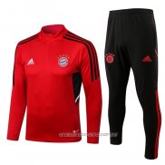 Chandal de Sudadera del Bayern Munich 22-23 Rojo