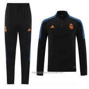 Chandal de Sudadera del Real Madrid 21-22 Negro