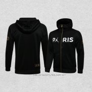 Chaqueta con Capucha del Paris Saint-Germain Jordan 21-22 Negro